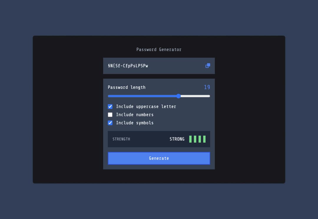 password generator